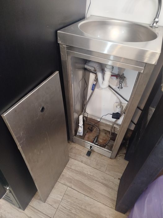 Lavatório mãos profissional em Inox