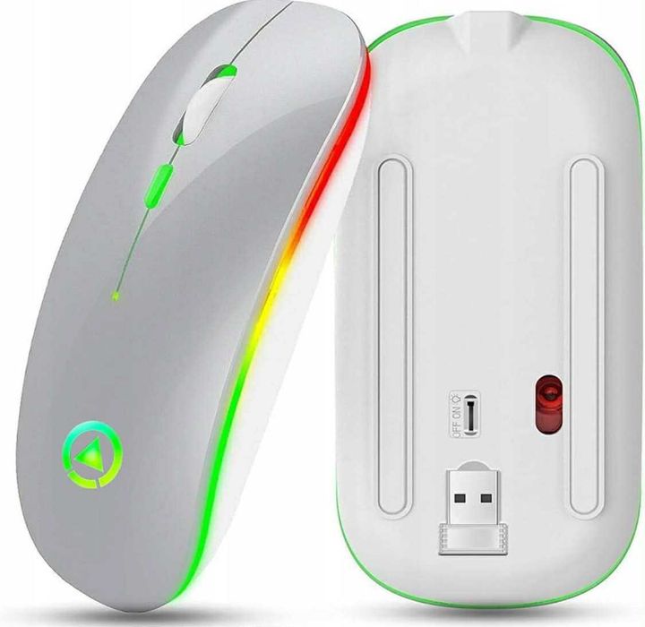PROSTA MYSZKA Bezprzewodowa Usb łatwa w obsłudze bezinstalacyjna cicha