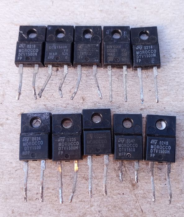 Лот 10 шт за 65 грн DTV1500 импортные мощные диоды