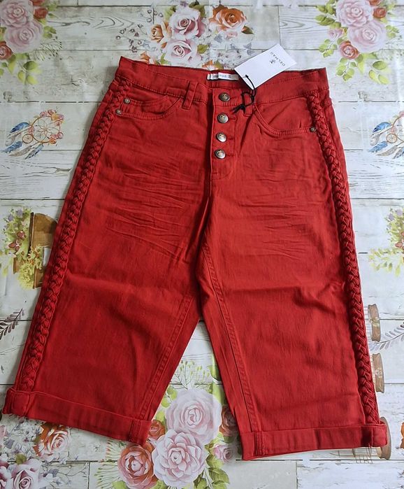 Spodenki damskie Delmao czerwone 36