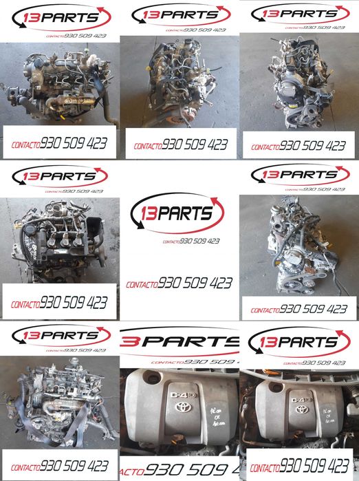 Diversos Motores Toyota 1.4 D4D + 2.0 D4D + 2.2 D4D + 1.0 VVTi