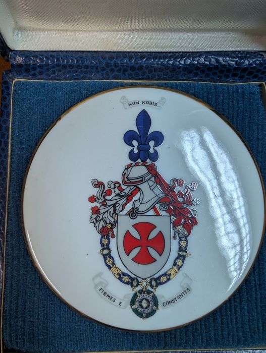 Medalha militar de porcelana