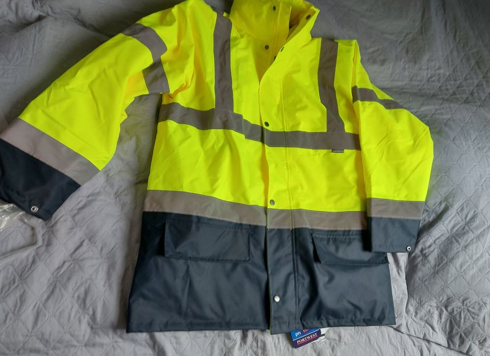 PORTWEST Kurtka Ostrzegawcza Odblaskowa Ocieplana 5 W 1