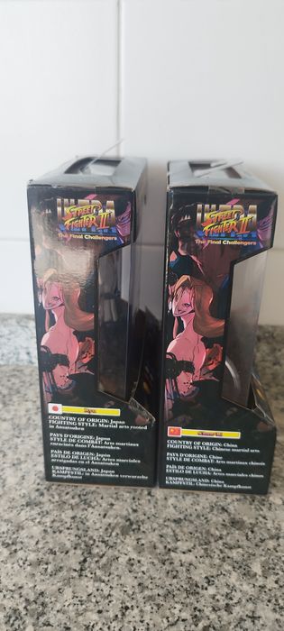 Figuras street Fighter na caixa original