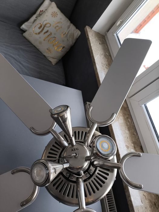 Żyrandol wentylator sufitowy Wiatrak