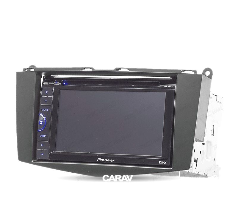 MOLDURA ADAPTADOR PRETO PARA RADIO 2-DIN MERCEDES CLASE-C W204