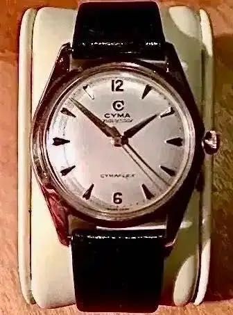 CYMA - Navy Star Cymafllex- cofragem em ouro 18K - Swiss - anos 50