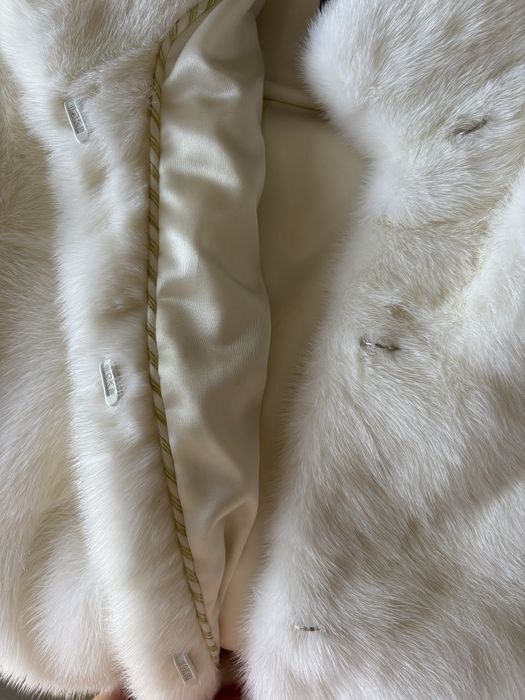 Luksusowe futro z norek, rozmiar 36 – stan idealny