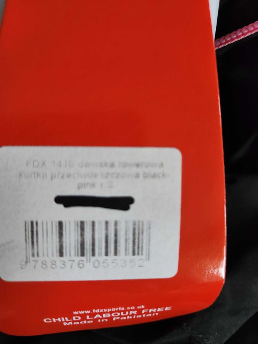 Kurtka FDX rowerowa przeciwdeszczowa damska