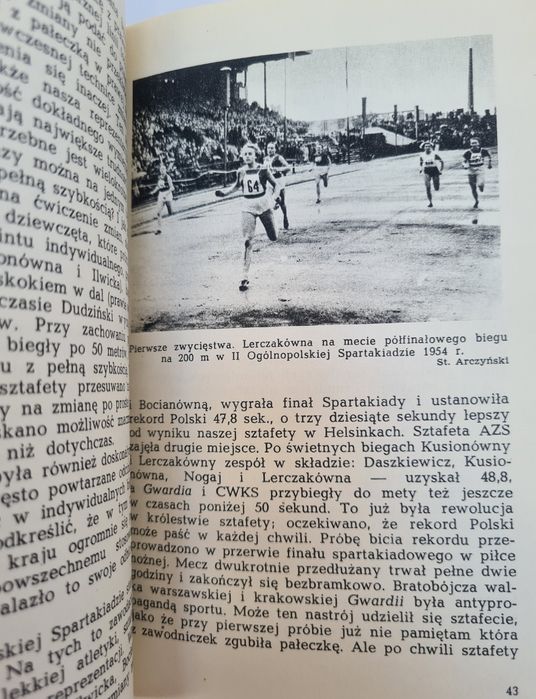 4 x 100 dla Polski - Konrad Gruda. Książka z 1967 roku