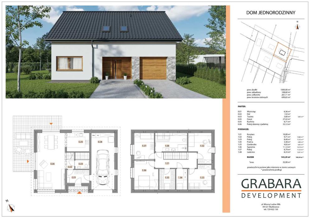 Rozpoczęta budowa domu z widokiem na góry! Brenna, Górki Wielkie