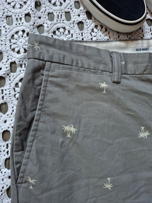 Катонові чоловічі шорти чіноси old navy пальми розмір 34