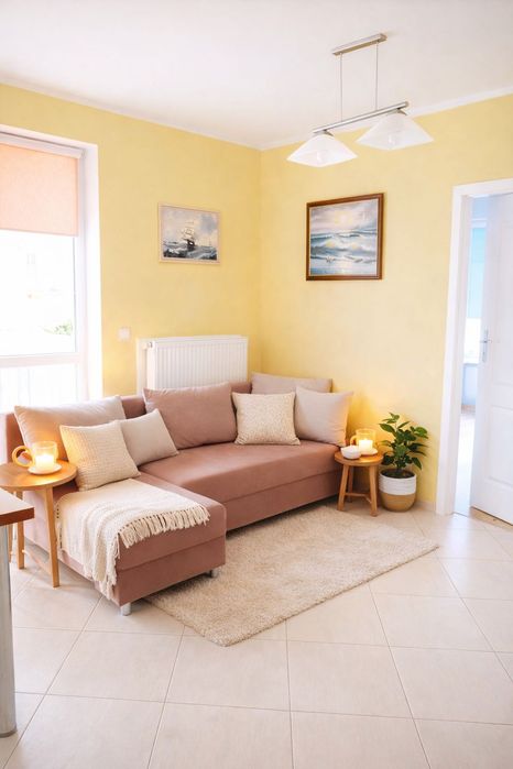 Mieszkanie 10 min od plaży | Grzybowo | 54 m² | 2 balkony | Parter