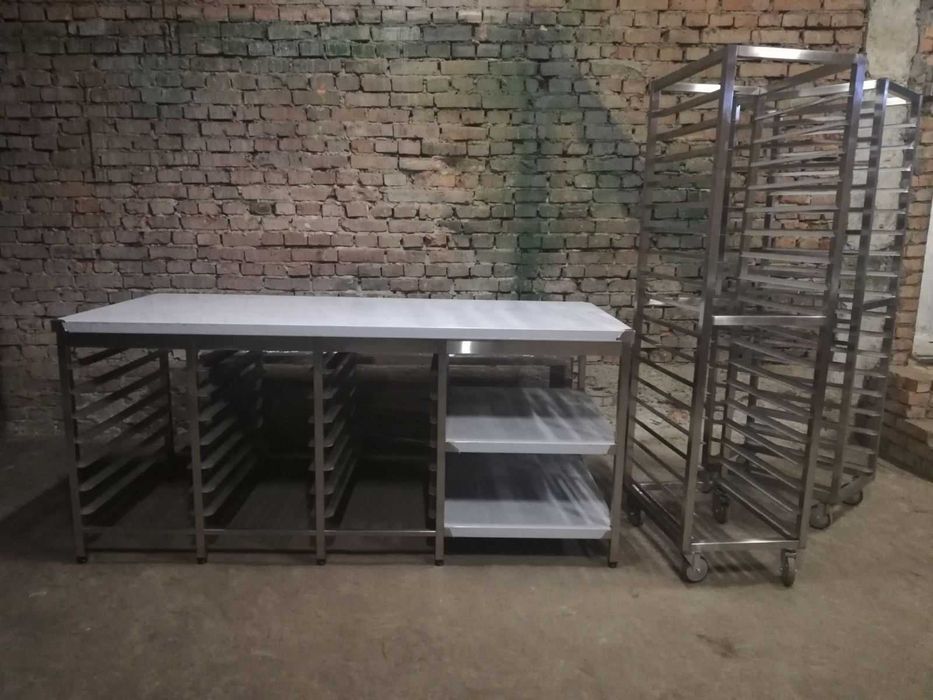 Столи, мийки, стелажі, полиці, сушки з нержавіючої сталі нержавійки