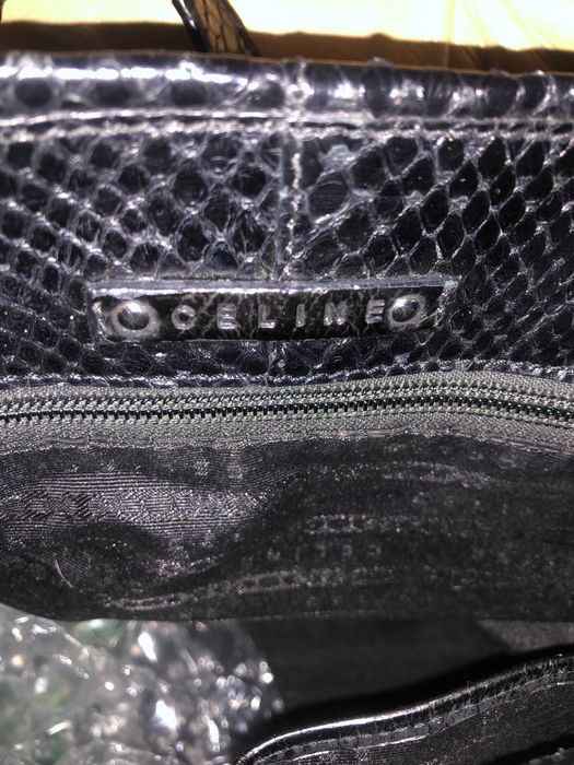 Сумка з натуральної шкіри+пітона  Сeline (Італія) нова