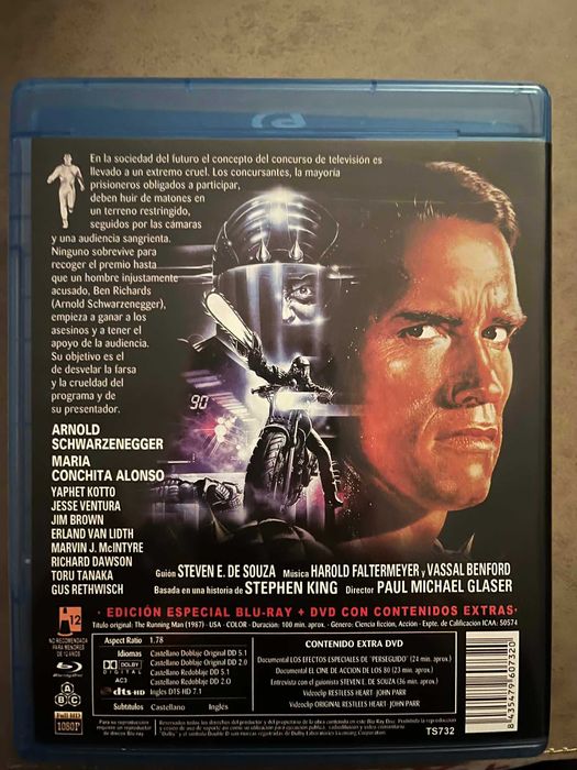 The Running Man - Arnold Schwarzenegger - Bluray