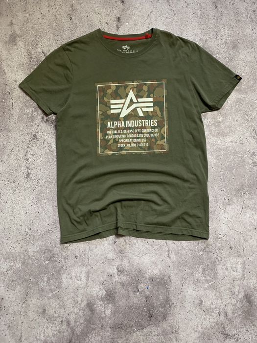 Футболка Alpha Industries casual/skinhead big logo