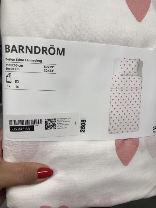 Capa de edredao de solteiro nova e embalado do ikeia