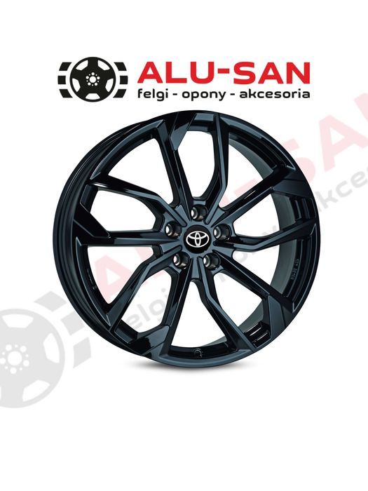 Nowe Alufelgi 18" Toyota Rav4 C-HR Auris Avensis Prius+  Czarny Połysk