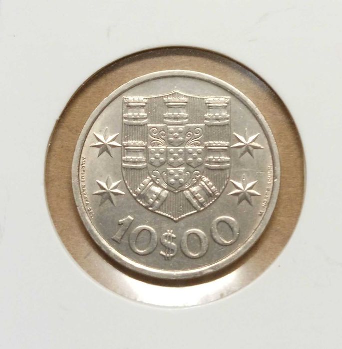 10 escudos de 1974