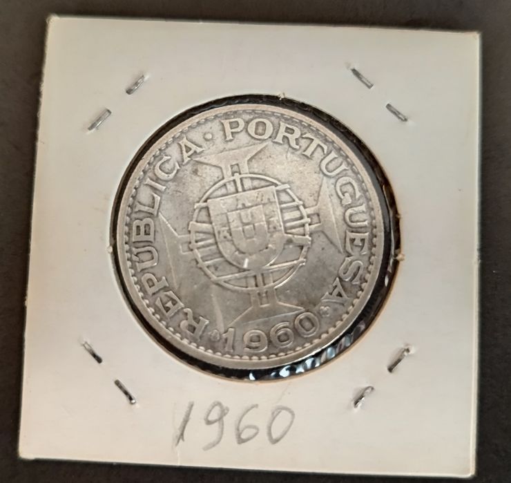 20 Escudos prata 1960 Moçambique