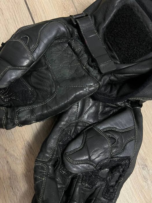 Чоловічі шкіряні рукавиці мото перчатки рукавиці мото Kawasaki XXL