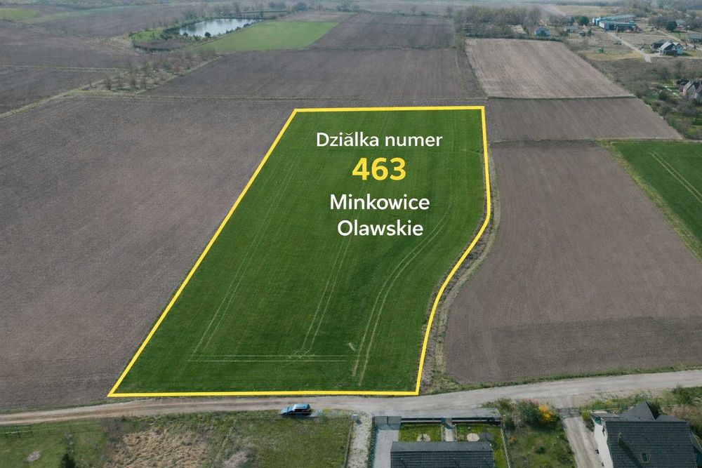 Działka Minkowice Oł. - wydane warunki zabudowy