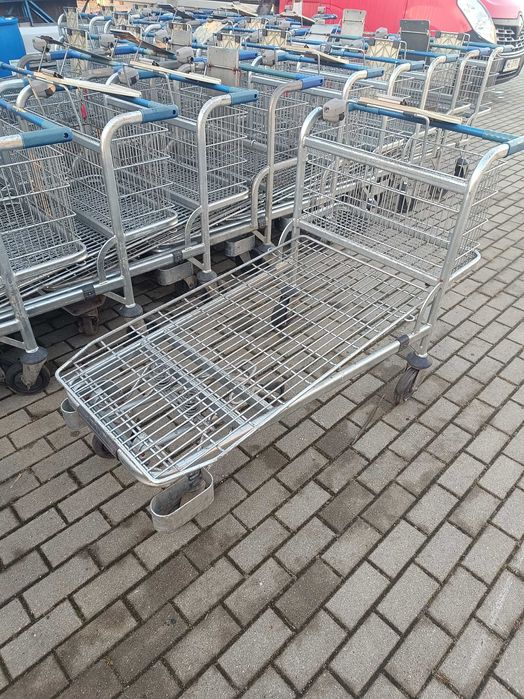 Wózki platformowe , magazynowe, sklepowe