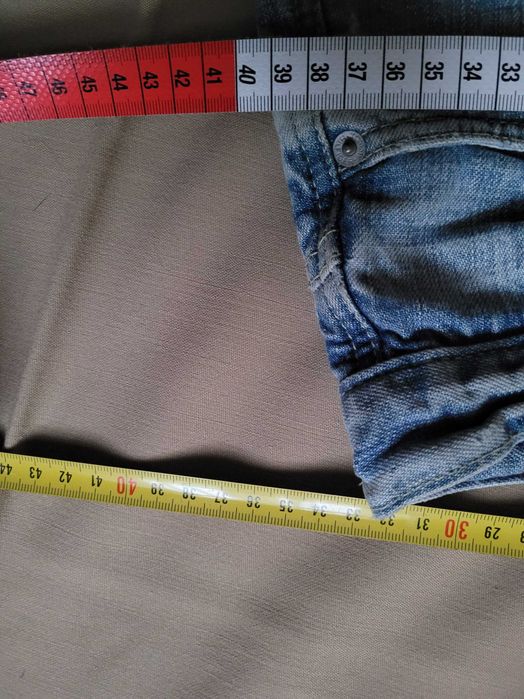Jeansy damskie, Hilfiger, wycierane, rozmiar 34