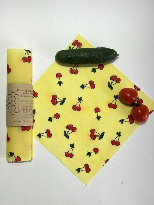 Вощённые салфетки, экоупаковка для продуктов еды, вощена серветка