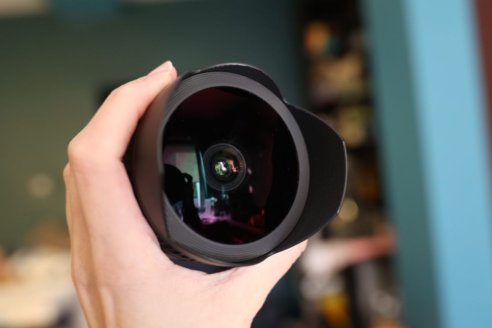 Sigma 15mm 2.8 fisheye mocowanie Canon