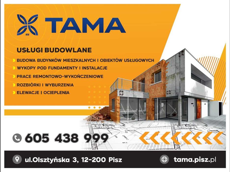 TAMA – Przygotujemy, Wybudujemy, Odnowimy