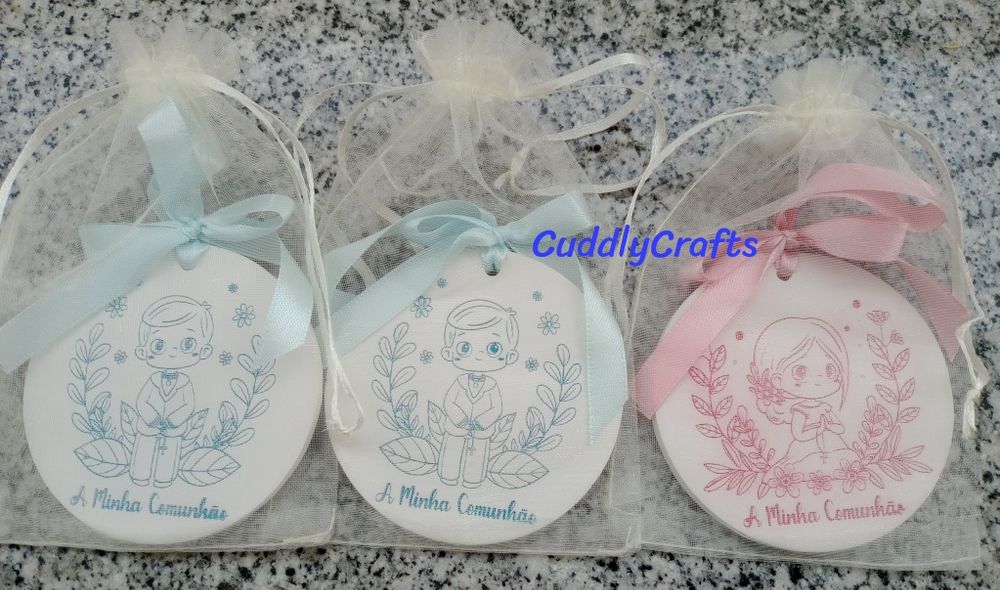 Lembranças gesso perfumado 1a Comunhão