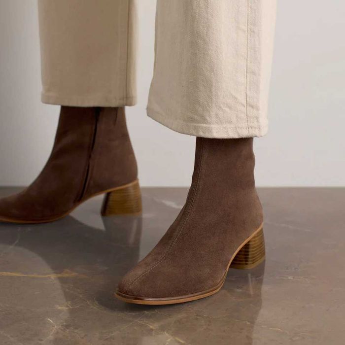 Жіночі чоботи замшеві Angulus, 42р.