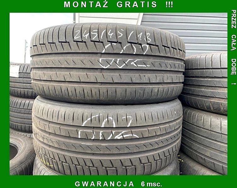 245/45/18 Continental Premium 6_5,8mm_2szt_(602)
