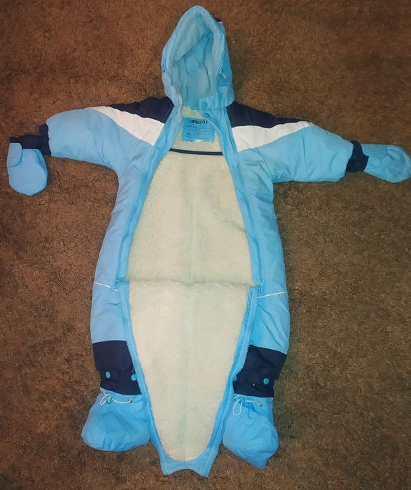 Зимний комбинезон трансформер 6 - 12 - 18 - 24 месяца.