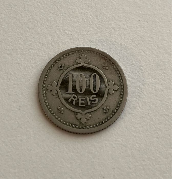 Moeda 100 reis 1900
