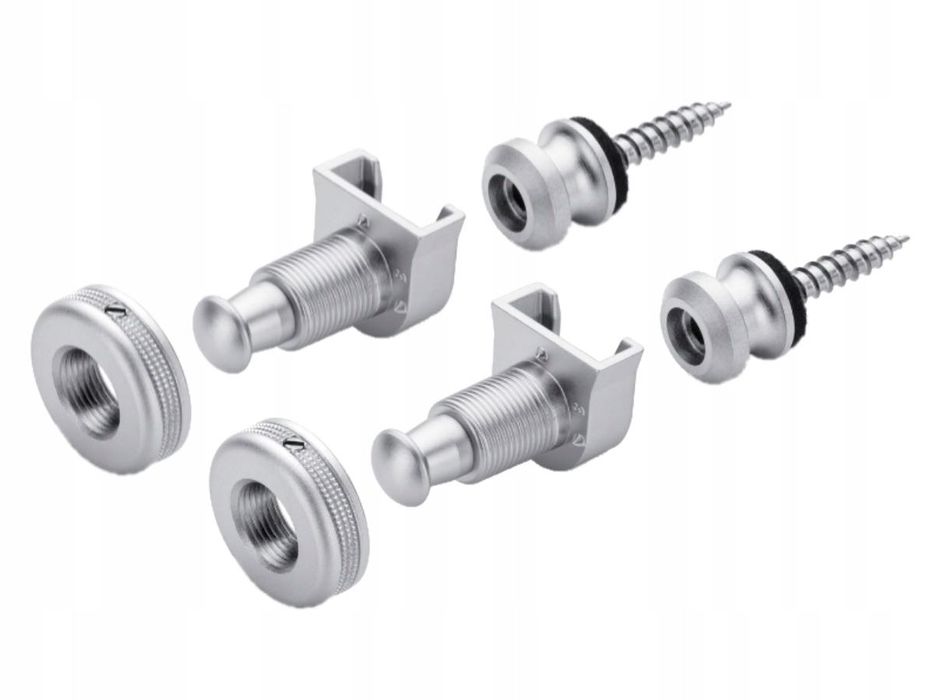 Blokowane zaczepy paska SCHALLER Strap-locky S-Locks M (Satin Chrom)