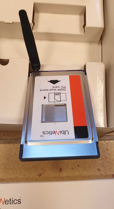 Interface PCMCIA karta tel. i modem GSM, UBI Netics GC201 do laptopa
