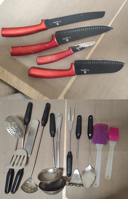 Комплект ножей+кухонная утварь