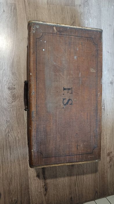 Starą walizka Stanisław Krause Warszawa kufer starocie