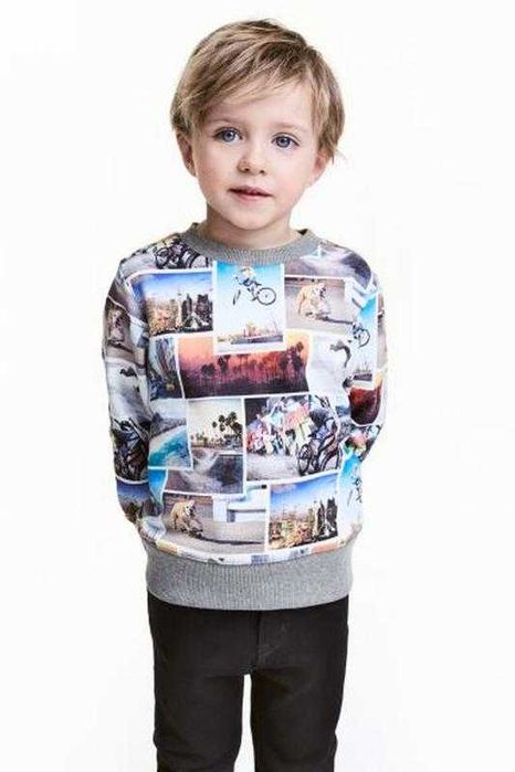 Толстовка спортивна кофта худі на флісі світшот свитшот H&m 2-3-4 роки