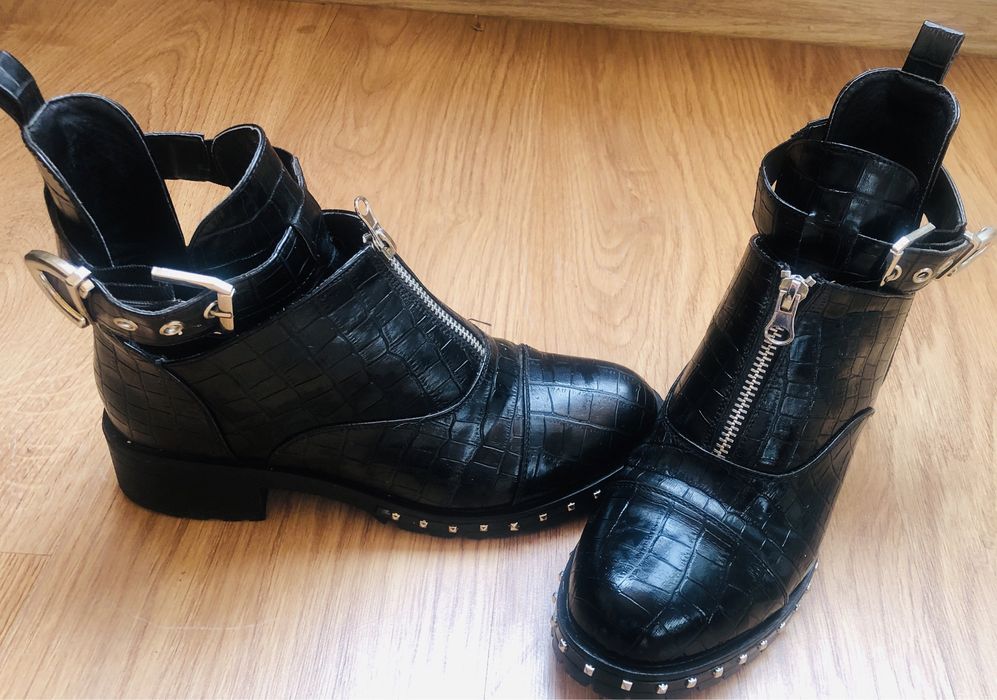 Botki z cwiekami rozm 38