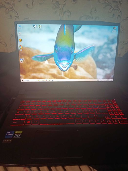Игровой ноутбук MSI GF66 / Процессор i7-11800H / 8 ядер / RAM 16 GB
