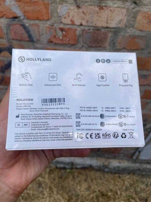 Бездротовий мікрофон Hollyland Lark M2