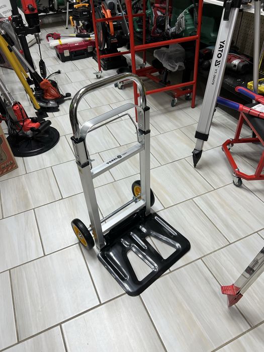 Усиленная грузовая тележка до 90 кг Алюминиевая рама VOREL Польша