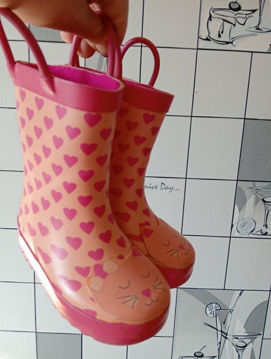 Гумові чоботи на дівчинку
