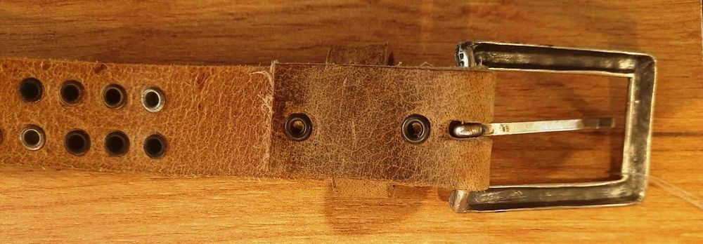 Nowy pasek – Tara, 120 cm, styl - nabijany pinezkami