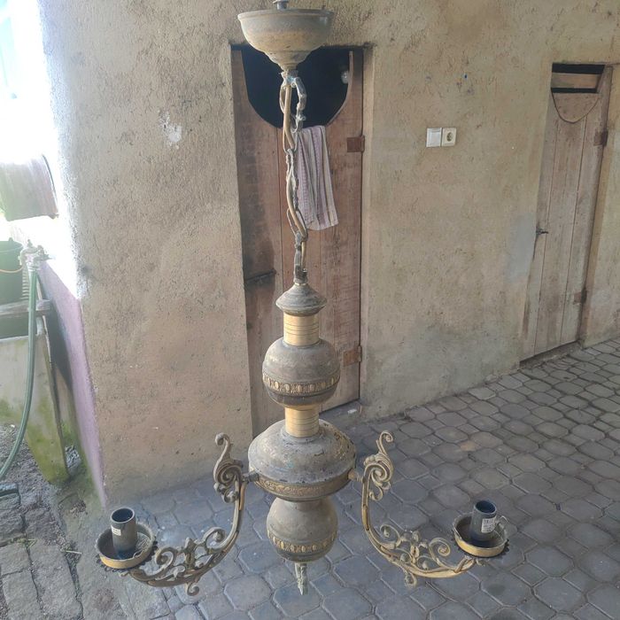 Candeeiro teto para restauro Antigos Vintage 4 un Velharias metalicos