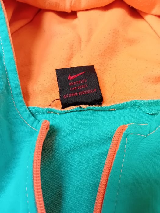 #Nike bluza turkusowa pomarańczowa